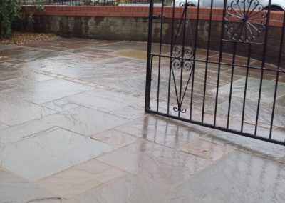 Autumn Brown Driveway Paving