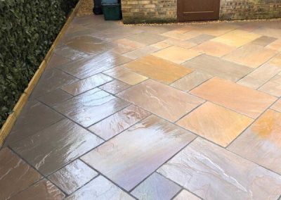 Autumn Brown Calibrated Indian Stone Paving