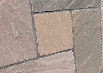 Autumn Brown Tumbled and Aged Paving