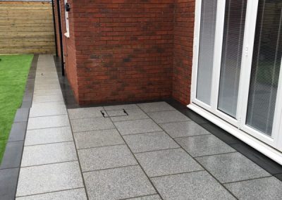 Silver Grey Granite Paving